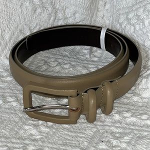Calvin Klein Beige Leather Belt M